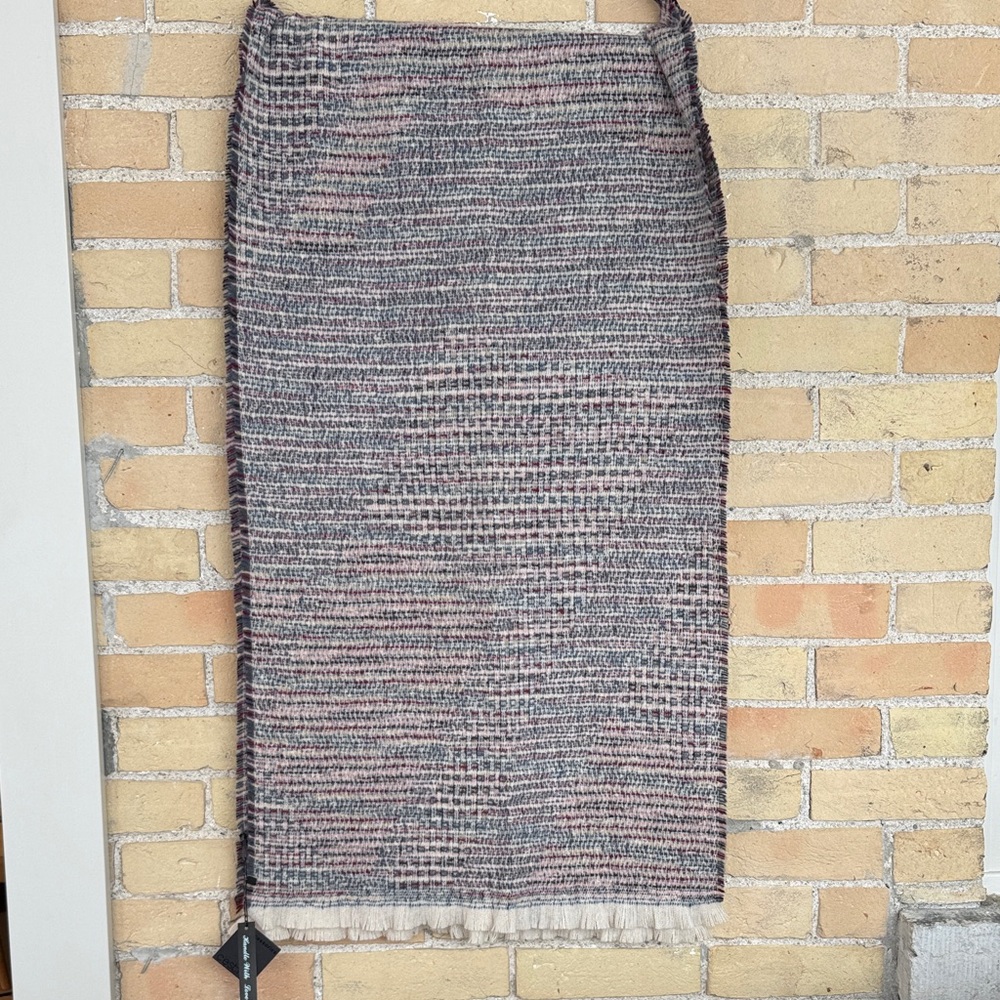 NWT C’est Moi Mulitcoloured Tweed Soft Scarf